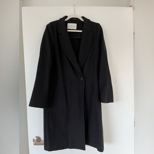 Aritzia Babaton Stedman Wool Black Coat